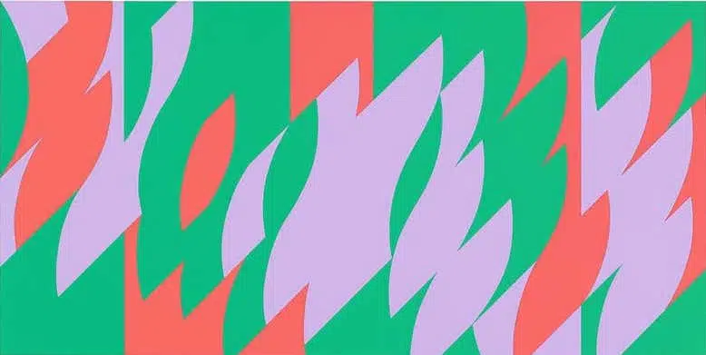 About Lilac, 2007, by Bridget Riley