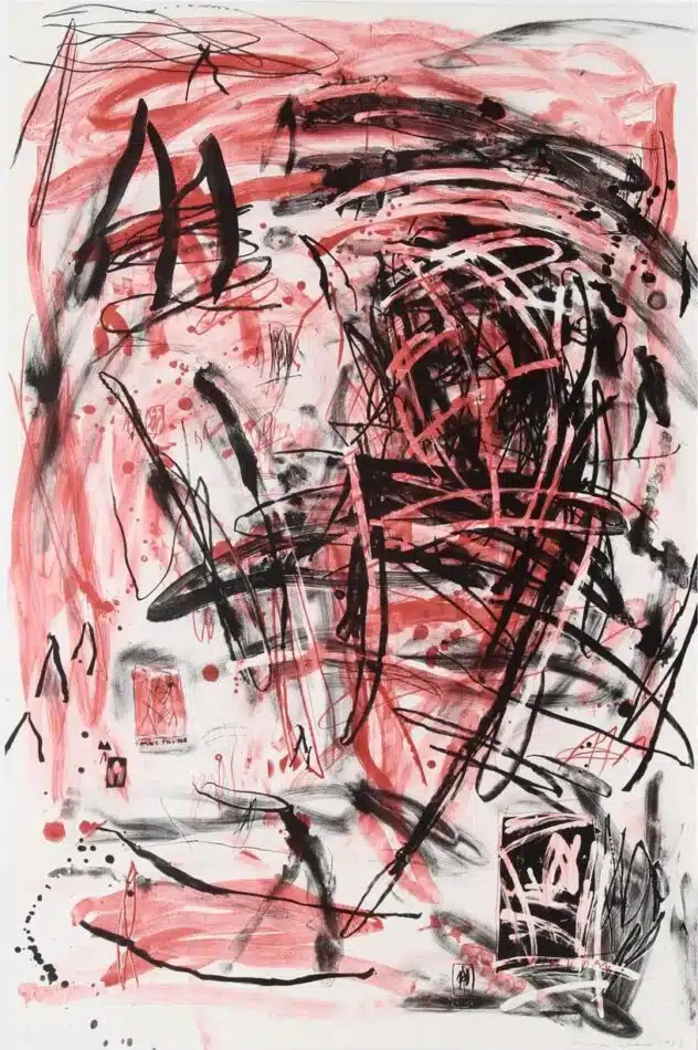 Mountain, 1987, by Louisa Chase