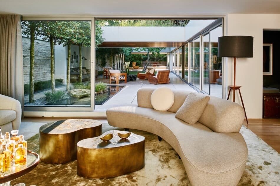 Living room designed by Robert Stephan