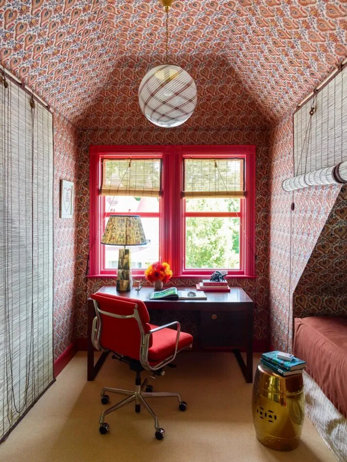 Larchmont, New York, attic office by Robin Henry