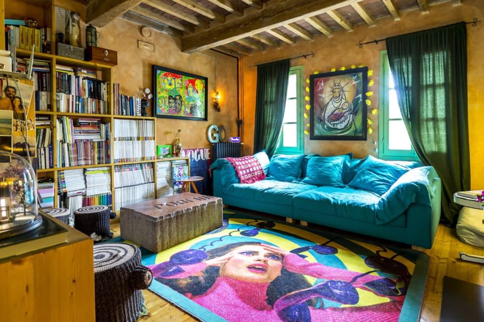 Stefano Seletti's living room