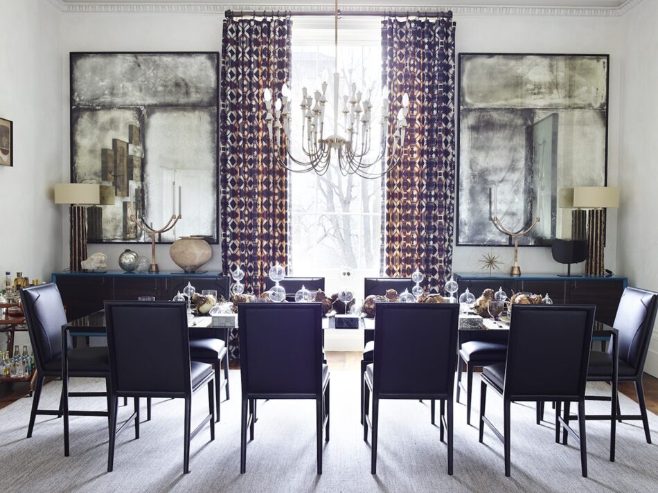 Dining room in London