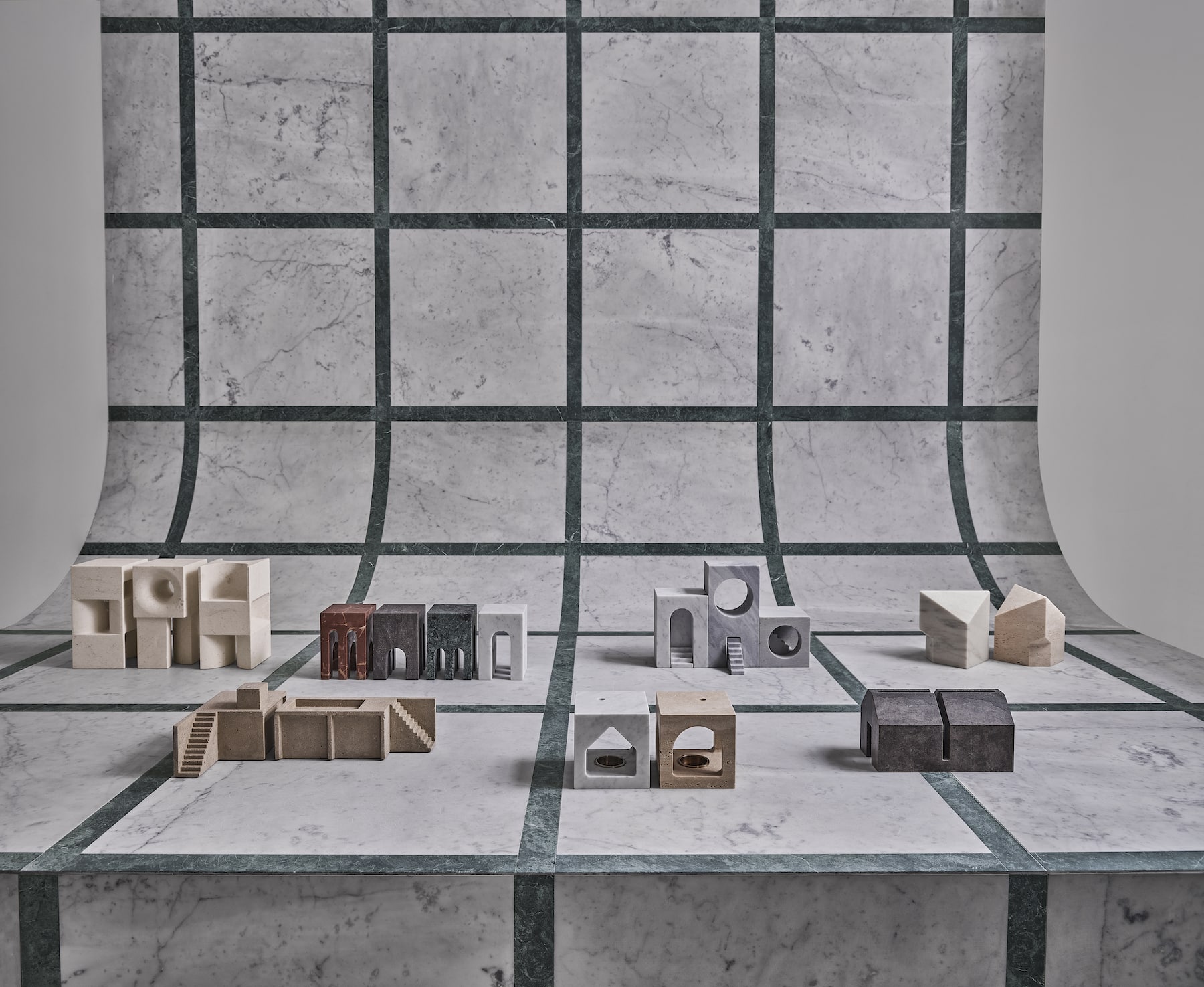 Salvatori Commissioned Several Famous Architects to Create Miniature Homes in Stone