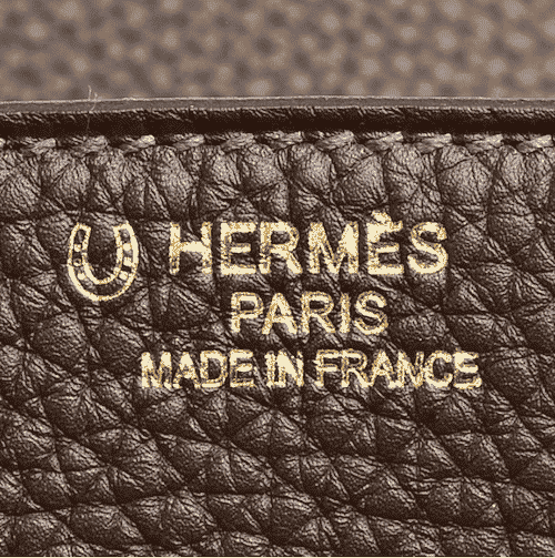 hermes birkin logo stamp