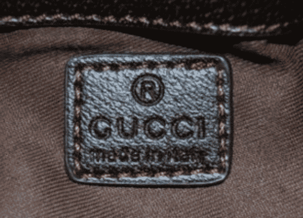 gucci tags on bags
