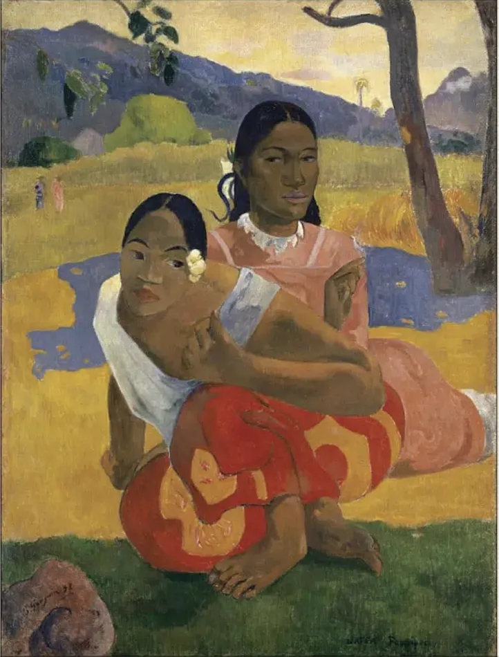 Nafea Faa Ipoipo (When Will You Marry?), 1892, by Paul Gauguin