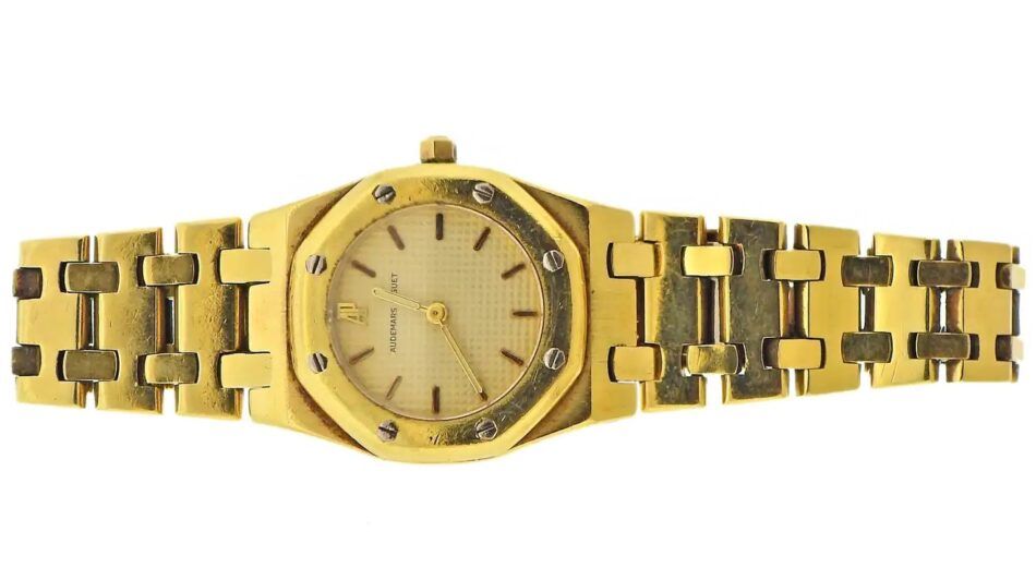 An Audemars Piguet Royal Oak ladies' watch in 18-karat gold