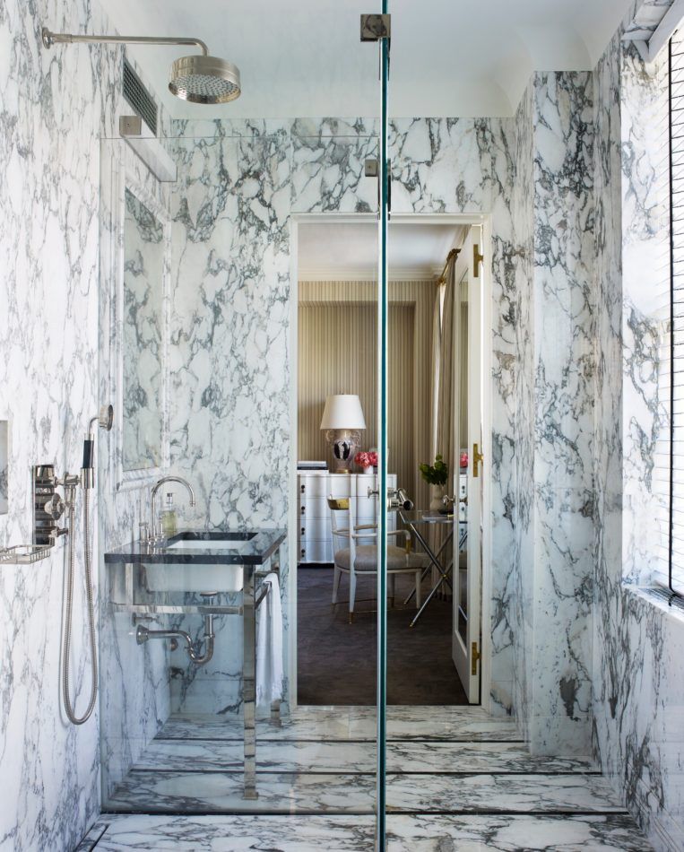 David Kleinberg Design Associates bathroom in New York