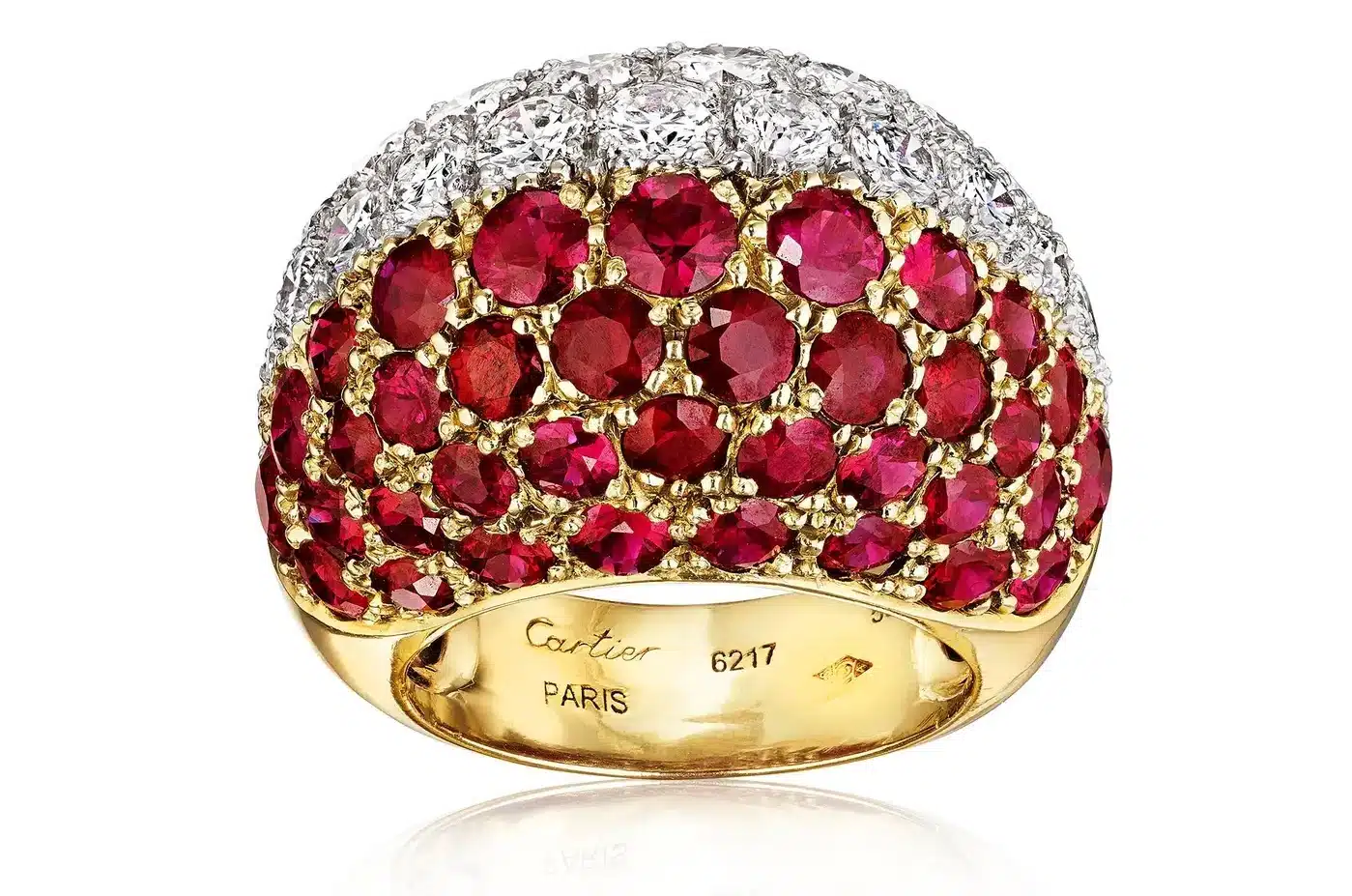 Nothing Says Summer Heat Like This Ruby Red Cartier Stunner The