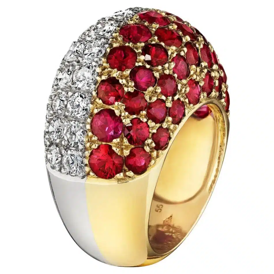 Nothing Says Summer Heat Like This Ruby Red Cartier Stunner The