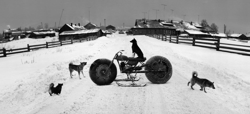 Pentti Sammallahti
Solovki, White Sea, Russia (Dog on Motorbike)
1992