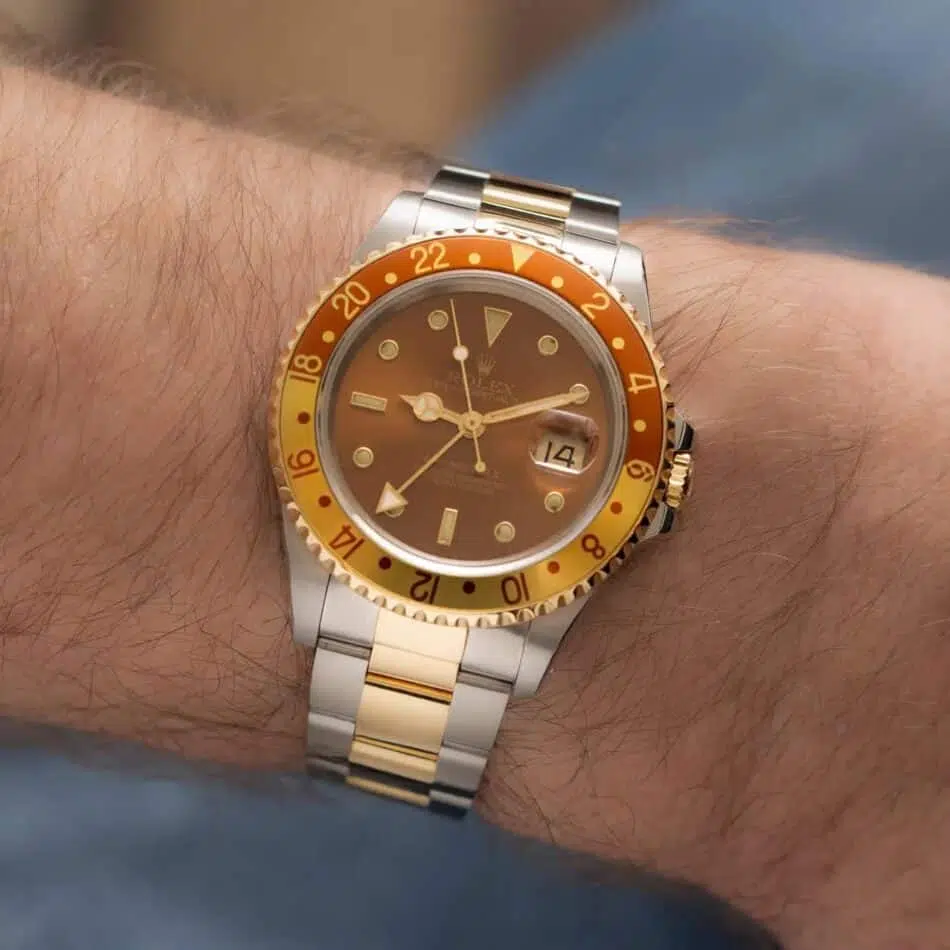 Rolex GMT-Master II ref. 16713 with "Rootbeer" bezel, ca. 1988