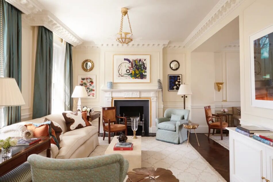 London living room designed by Stewart Manger