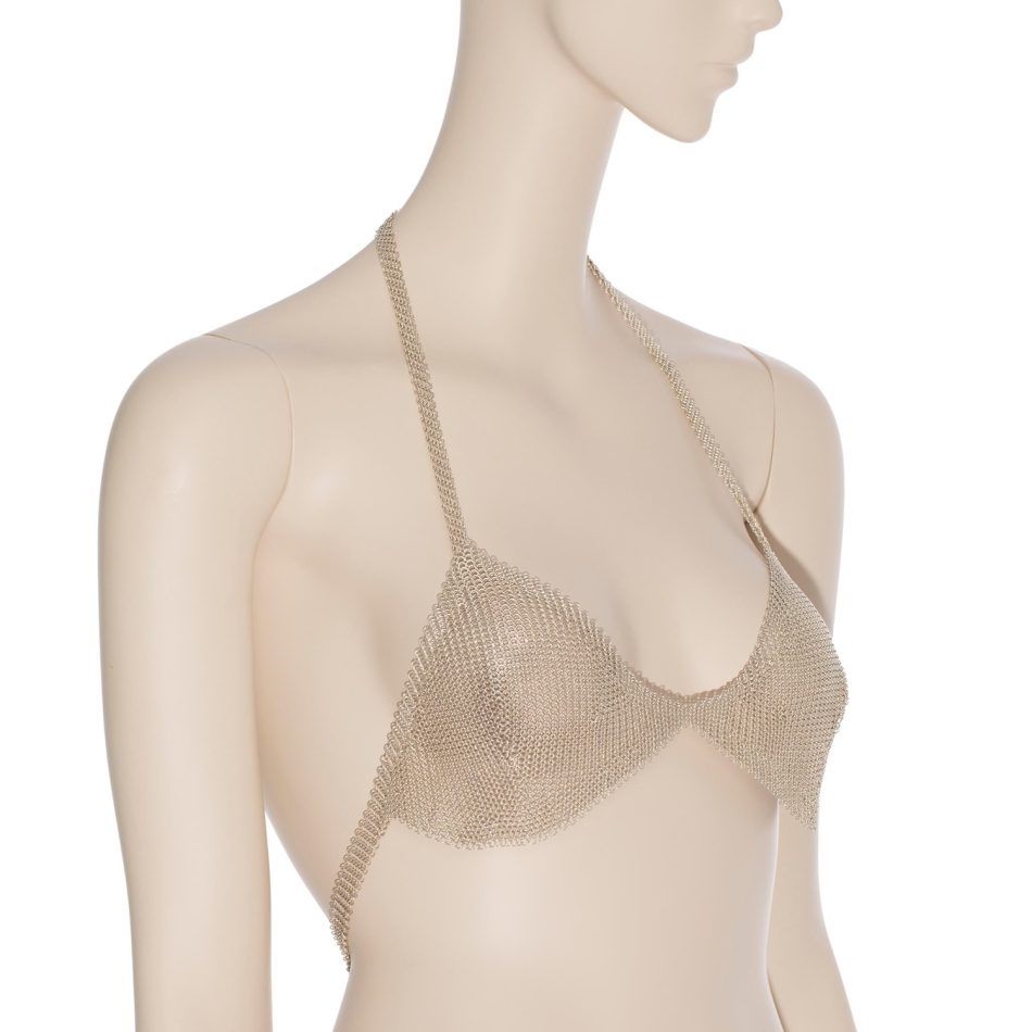 Elsa Peretti for Tiffany & Co. sterling silver mesh halter top, ca. 1975