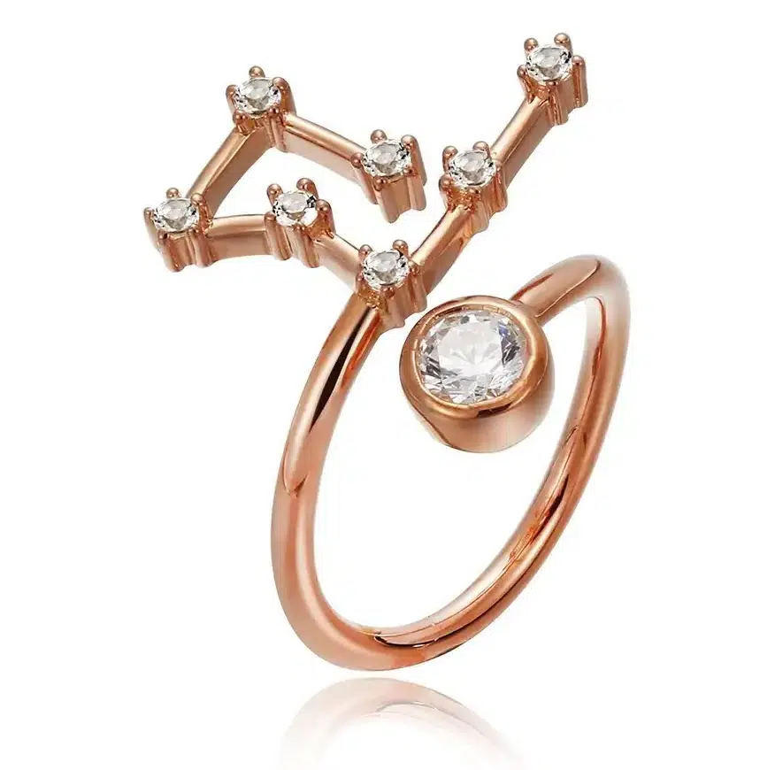 KATHRYN New York Taurus constellation ring