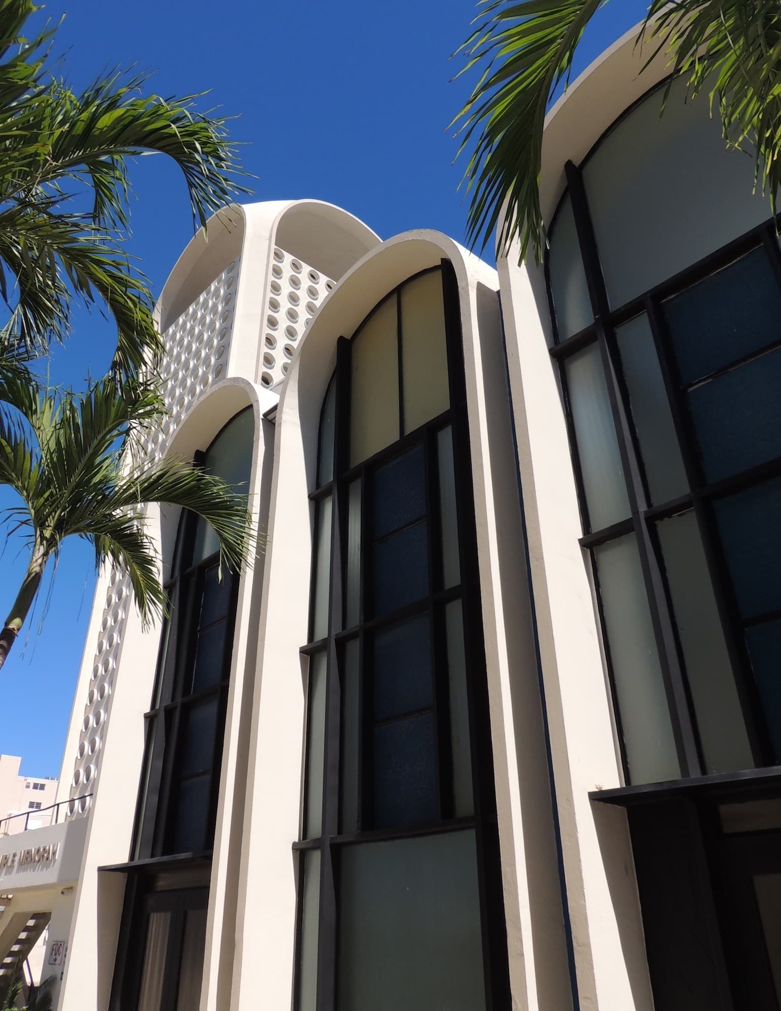 Temple Menorah, by Gilbert Fein, 1951,​ and renovated by Morris Lapidus, 1963