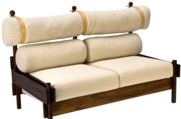 Two-seater “Tonico” Sofa by Sergio Rodrigues