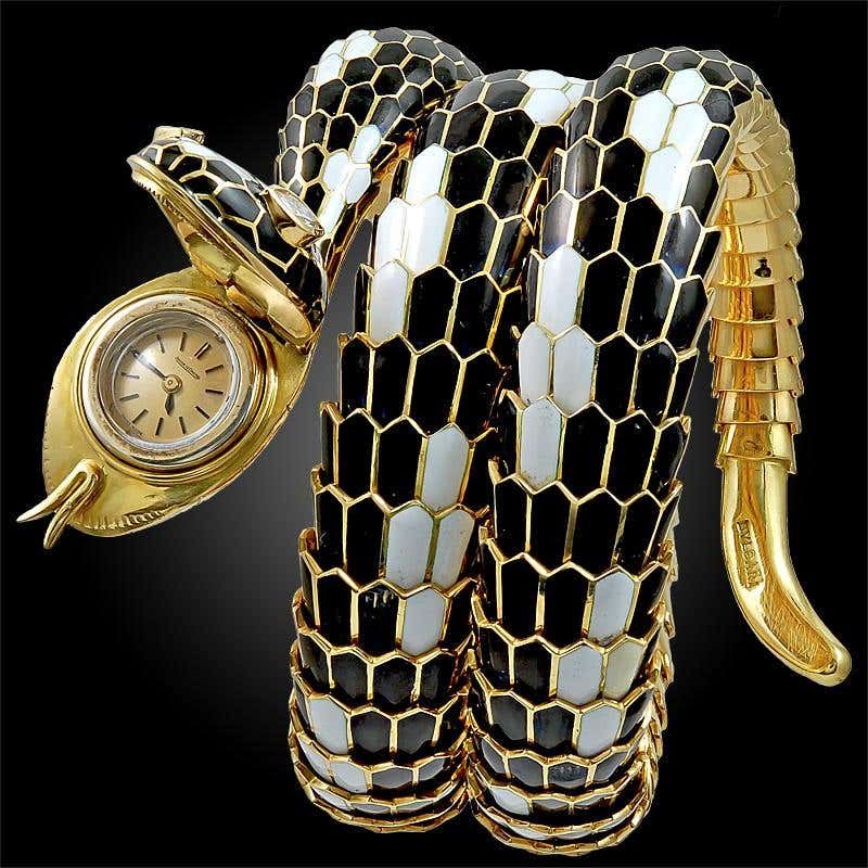 Bulgari Serpenti bracelet watch