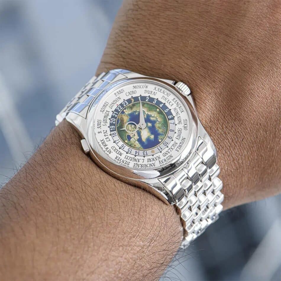 Patek Philippe Platinum Complications World Time Watch