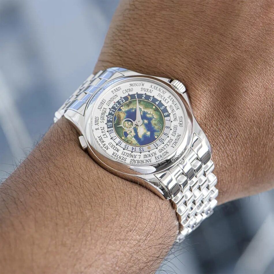 Patek Philippe Platinum Complications World Time Watch