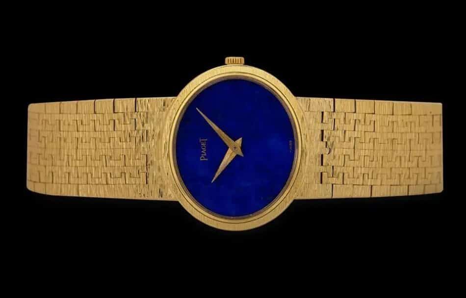 Piaget ladies' dress watch with lapis lazuli dial, 20th century, offered by WatchCentre
