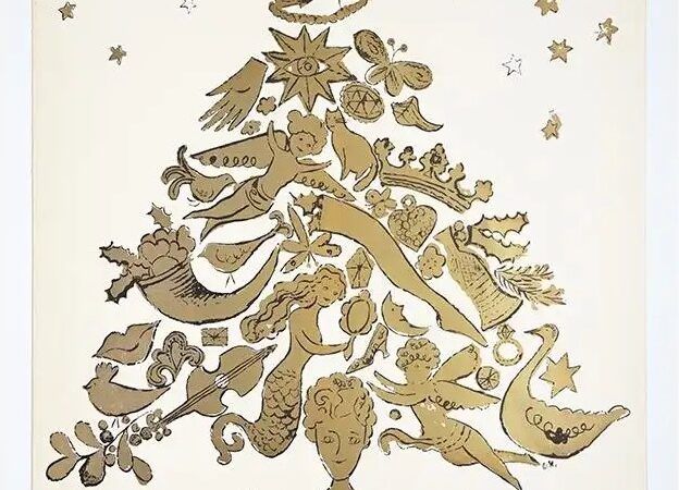 Andy Warhol Piles Up the Gifts in This Fanciful Christmas Print