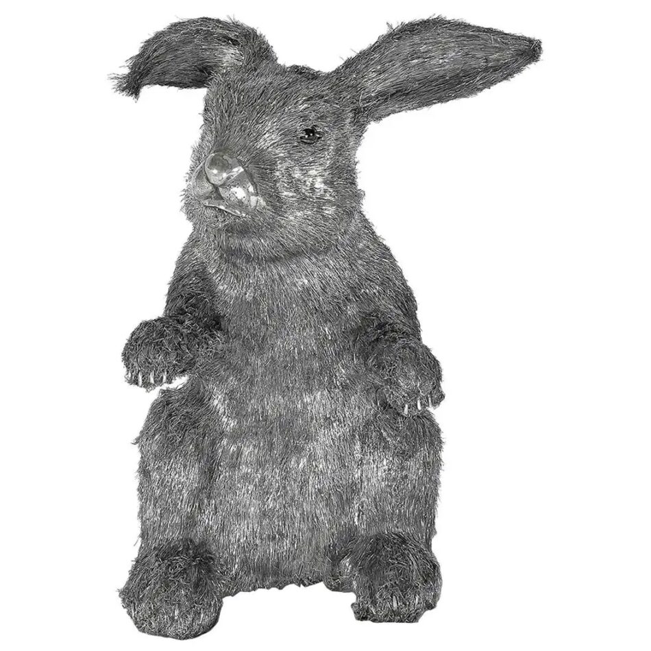 Buccellati silver furry rabbit, 1960s