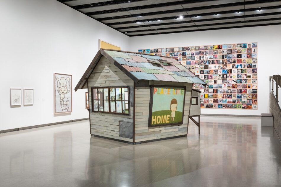 installation of a small house by yoshitomo nara