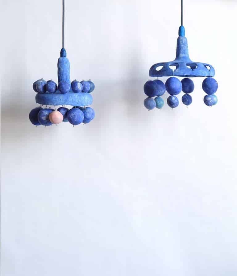 Yuko Nishikawa's Courtship Behavior Oo and Courtship Behavior Wee pendant lamps