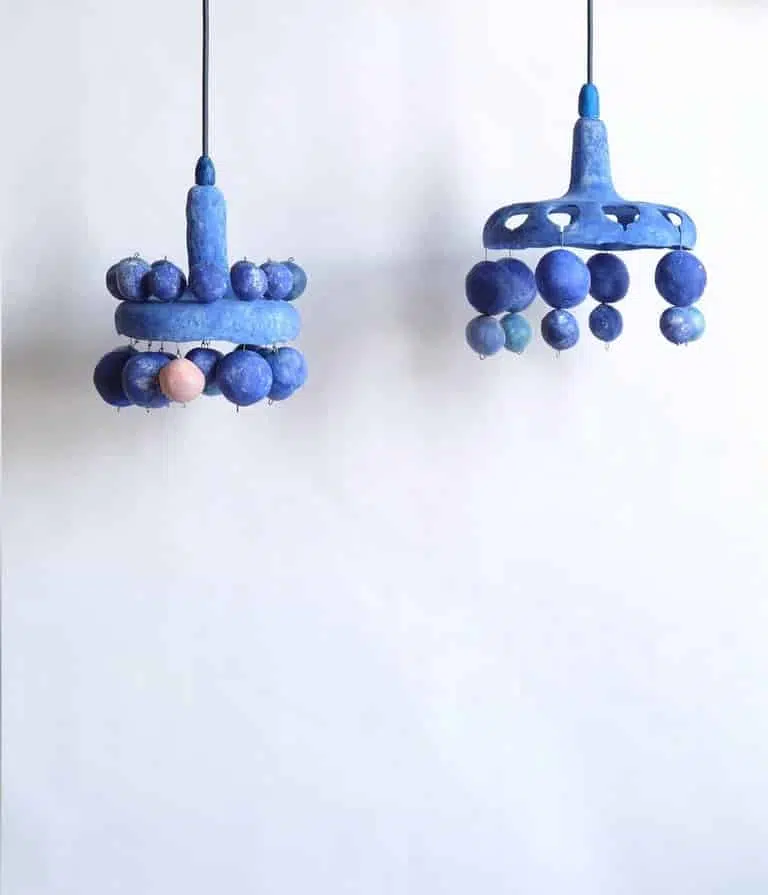 Yuko Nishikawa's Courtship Behavior Oo and Courtship Behavior Wee pendant lamps