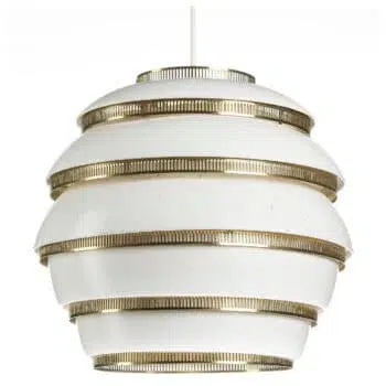 Beehive ceiling light by Alvar Aalto.