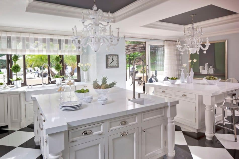 21 Glamorous Hollywood Houses The Study   Art Deco Hollywood Regency Kitchen Hidden Hills Ca By Jeff Andrews Design 1 E1517422432455 