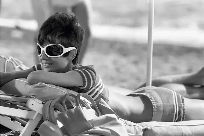 Audrey Hepburn photographed by Terry O'Neill in St Tropez 1967