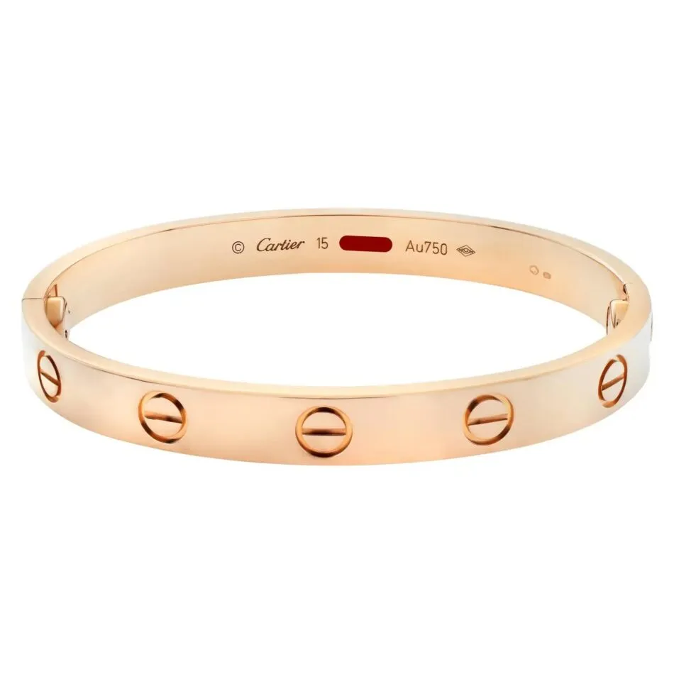 Cartier Love bracelet in rose gold