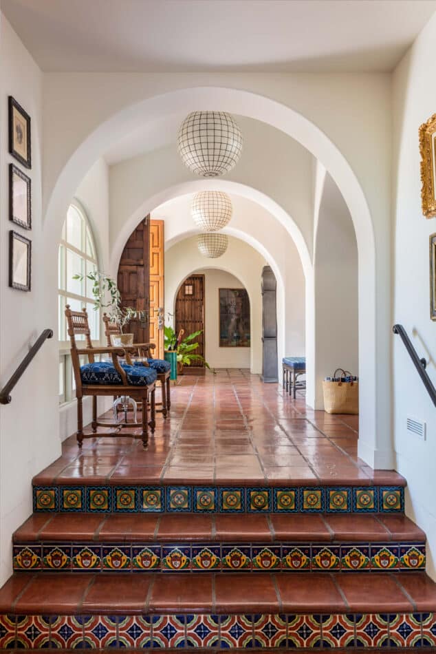 Rancho Santa Fe, California foyer by Sean Leffers