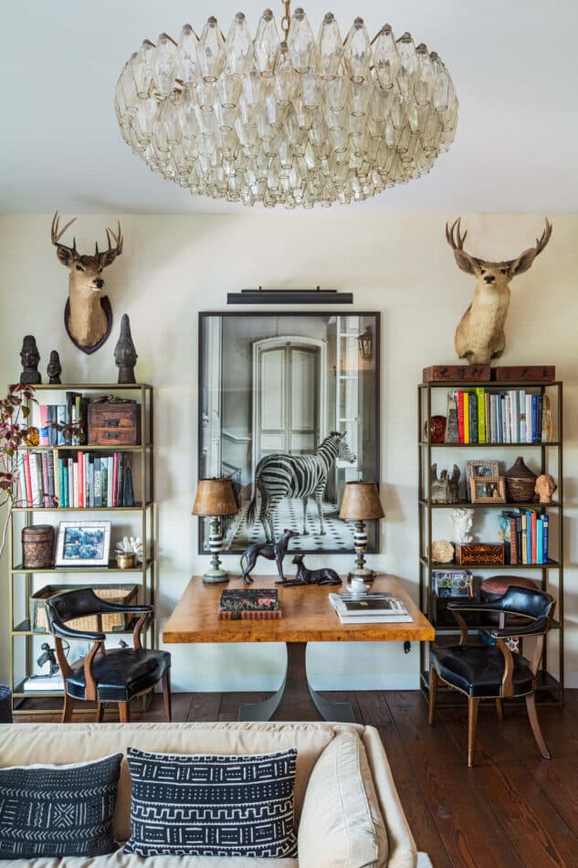 Rancho Santa Fe, CA sitting room by Sean Leffers