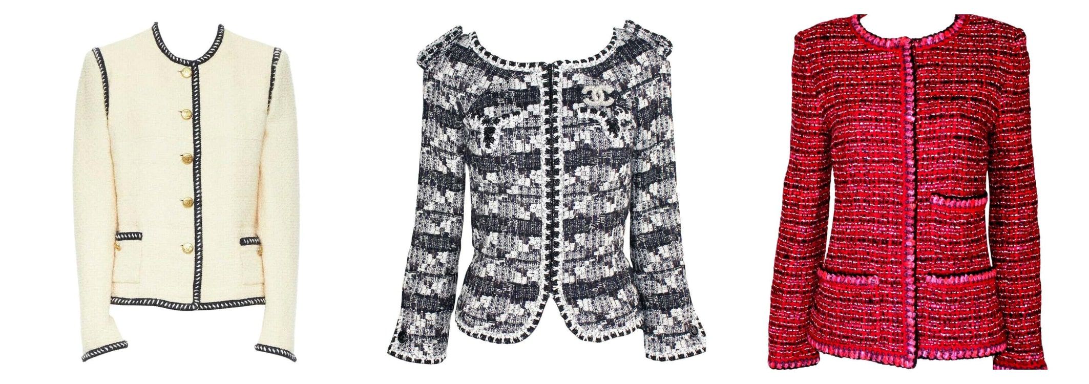 tweed jacket womens chanel style