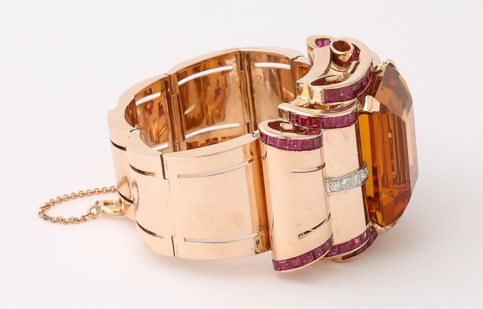 citrine cuff bracelet