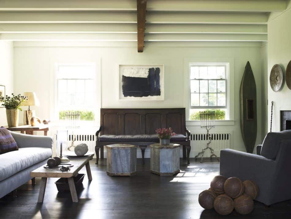 Bridgehampton living room by Huniford Design Studio