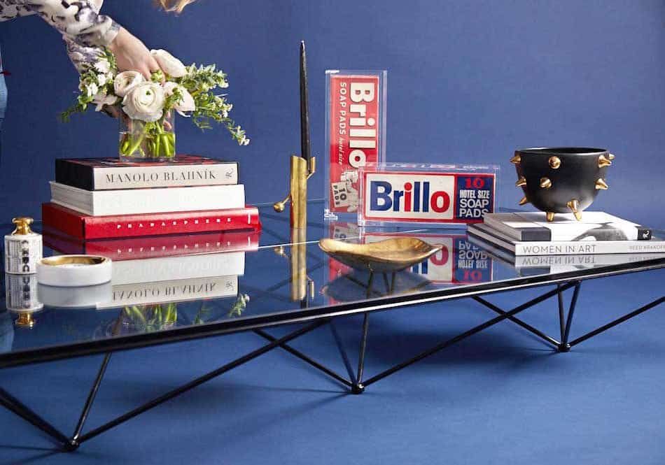 Coffee table styling by Tamara Eaton