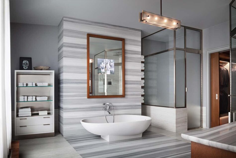 Upper East Side bathroom by Thad Hayes