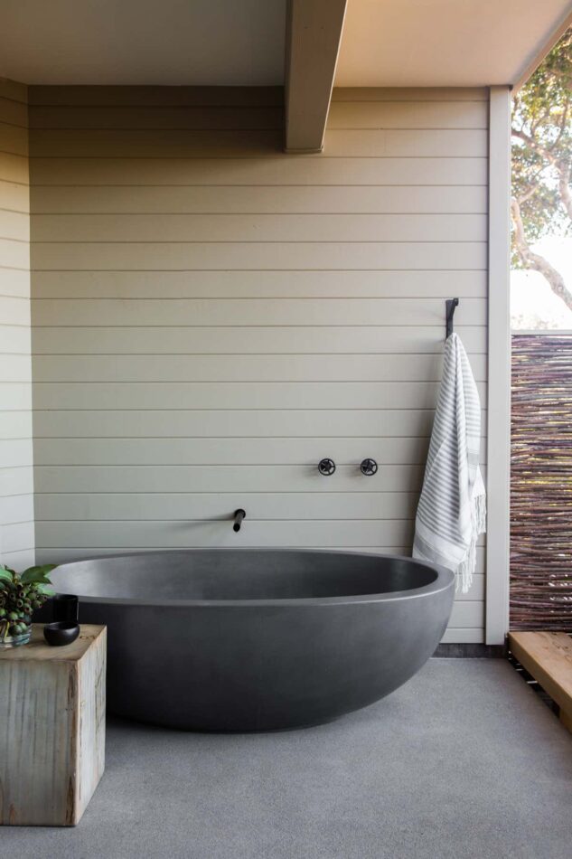 Nicole Hollis-designed bathroom in California