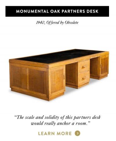 Monumental Oak Partners Desk