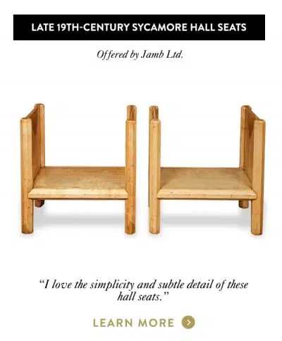 Late 19th-century Sycamore Hall Seats