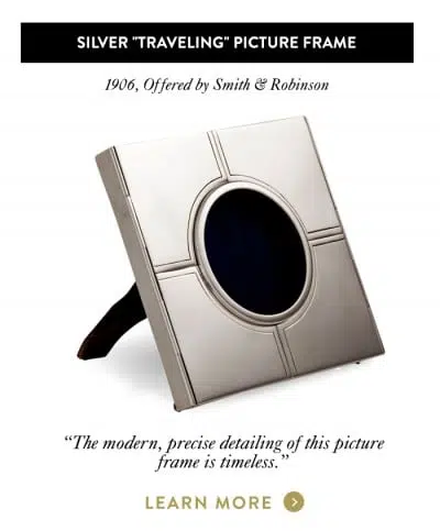 Silver Traveling Picture Frame,