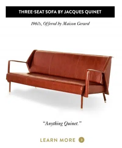Three-seat Sofa by Jacques Quinet