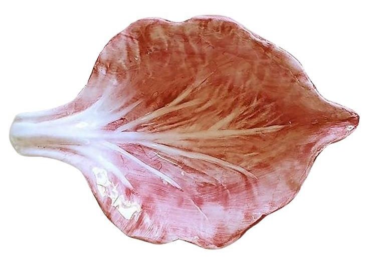 Bertrando Di Renzo hand-painted ceramic radicchio aperitivo bowl, 2020