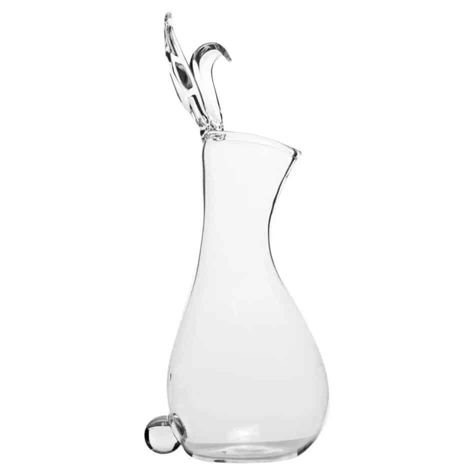 Simone Crestani hand-blown glass rabbit vase, 2017