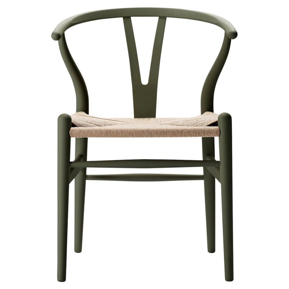 Hans J. Wegner for Carl Hansen CH24 Wishbone chair in seaweed, 21st century
