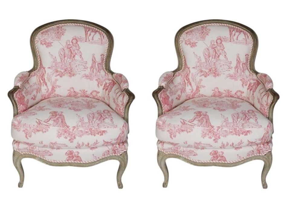 Pair of French Bergère Chairs